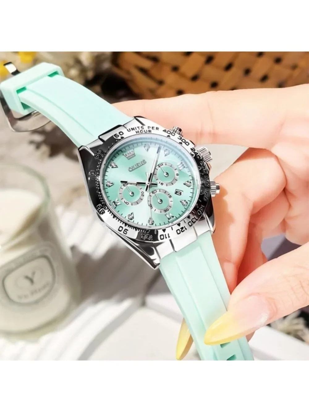 Luxury Diamond Women's Watch - Waterproof Stainless Steel Bracelet, Luminous